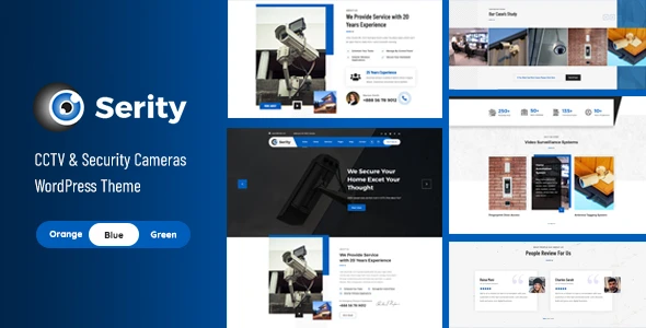 Serity – CCTV and Security Cameras WordPress Theme